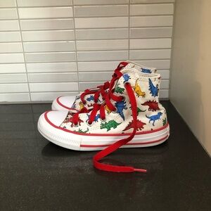 🦕🦖Converse All Stars kids high Top dinosaur sneakers